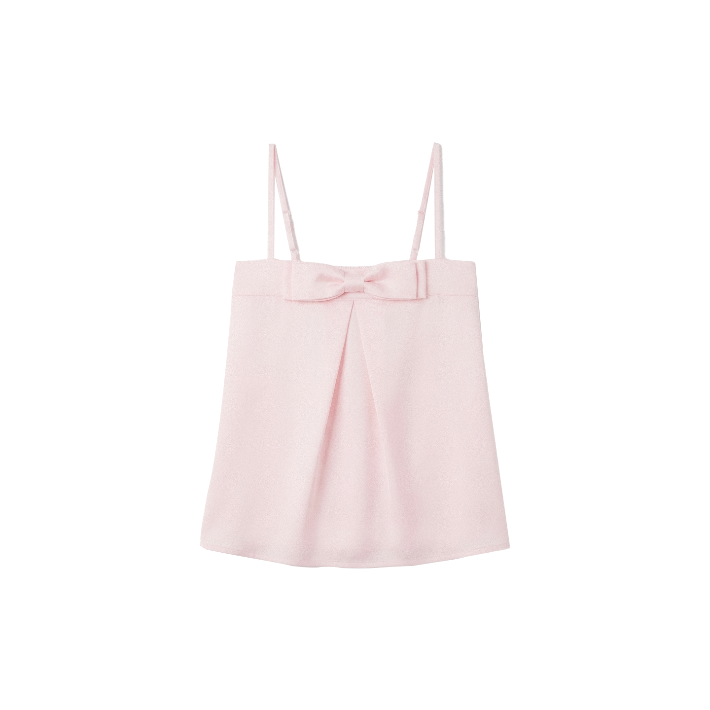 Satin Bowknot Camisole Set-Up