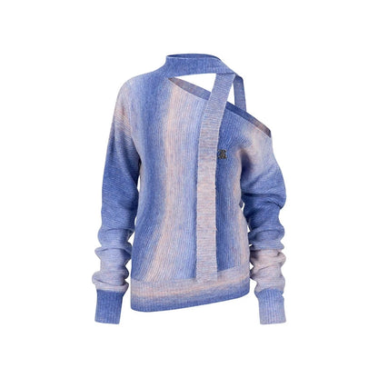 Wool Vibe Gradient Sweater Top