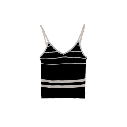 Striped Knit Jacket Set-Up