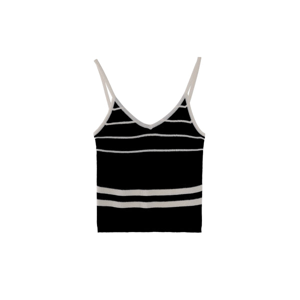 Striped Knit Jacket Set-Up