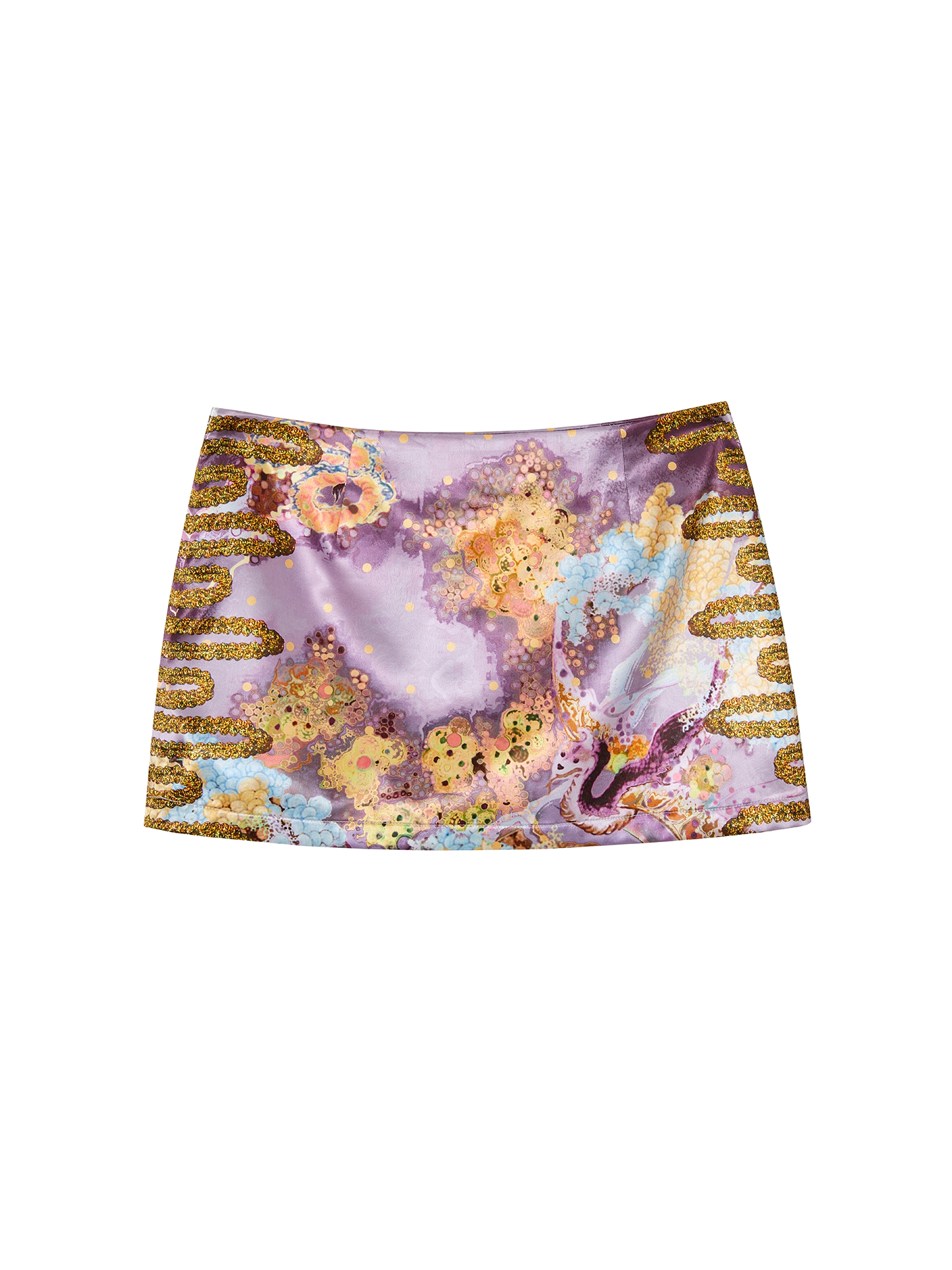 Shanhaijing Satin A-Line Skirt