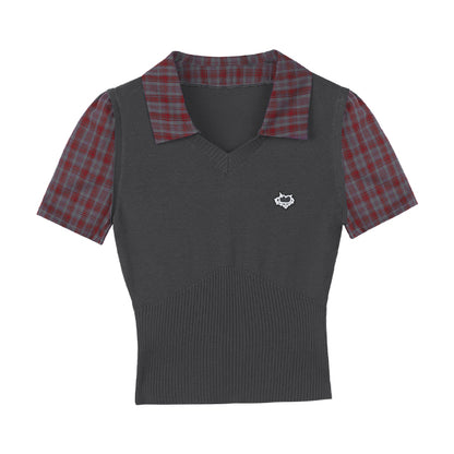 Layered Style Polo T-Shirt