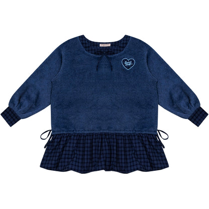 Patchwork Plaid Wool Dress