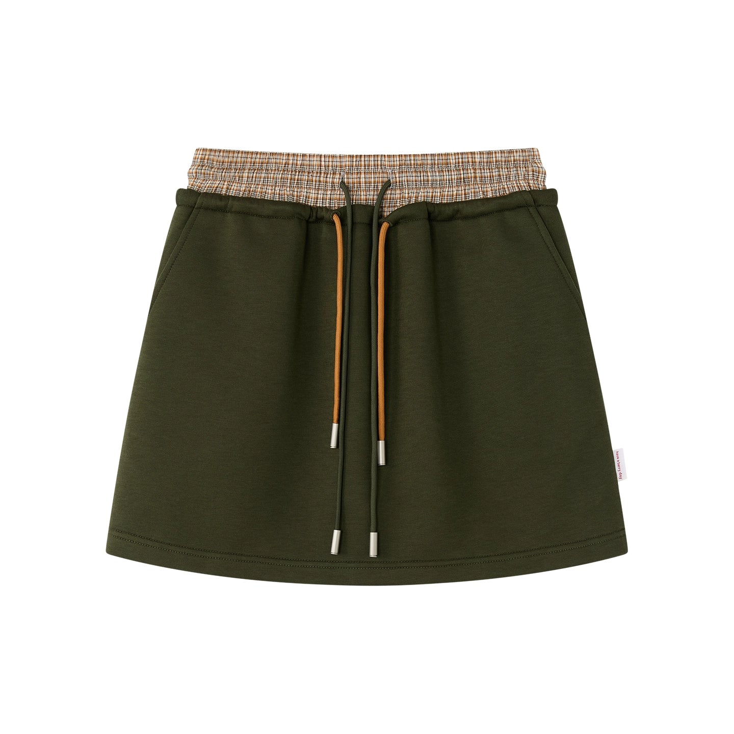 Korean Style Patchwork Plaid Skirt