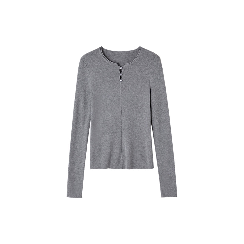 Line-Breasted Base T-Shirt