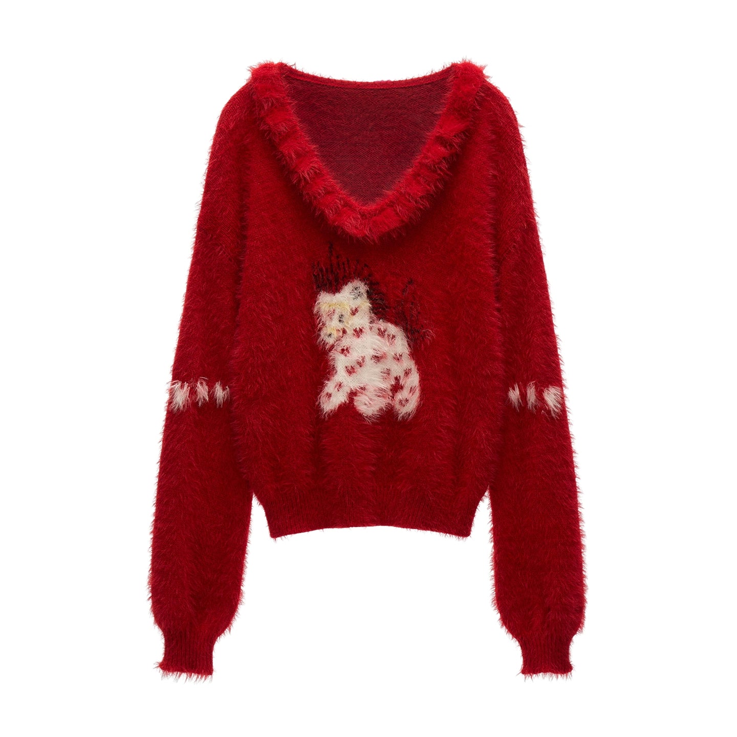 Heart Pony Knit Sweater