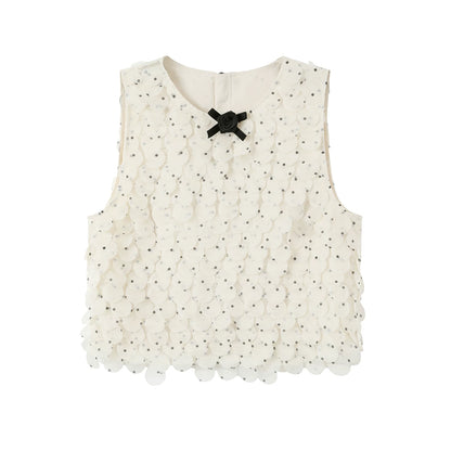 French Polka Dot Chiffon Matching Set