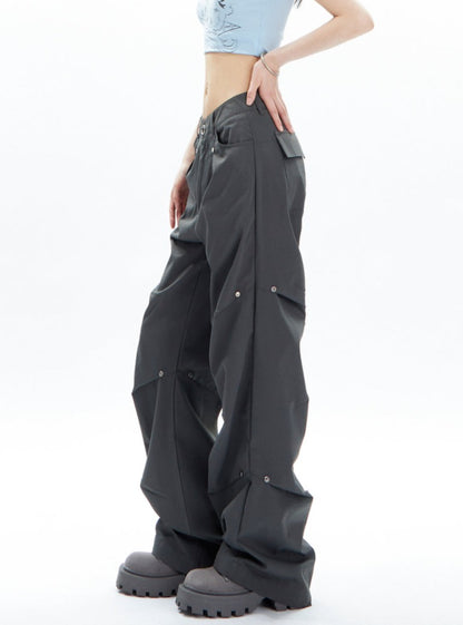 American Low Sized Loose Straight Leg Pants