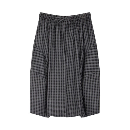 Original Cocoon Plaid Culottes Pants
