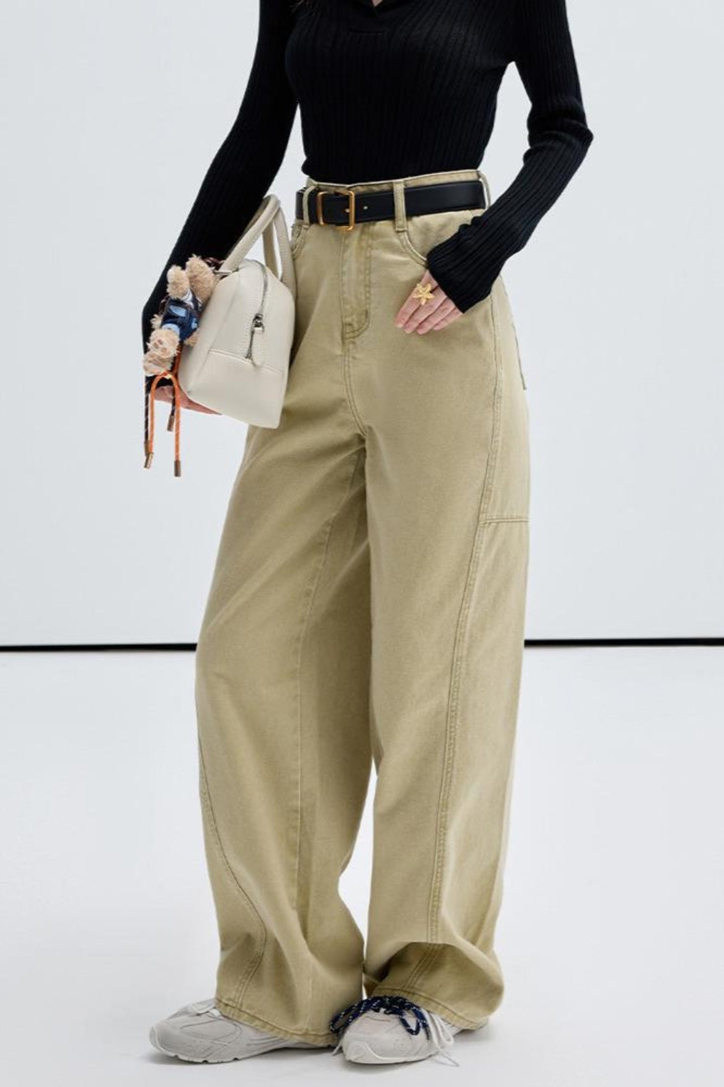 High-Waisted Commuter Slacks