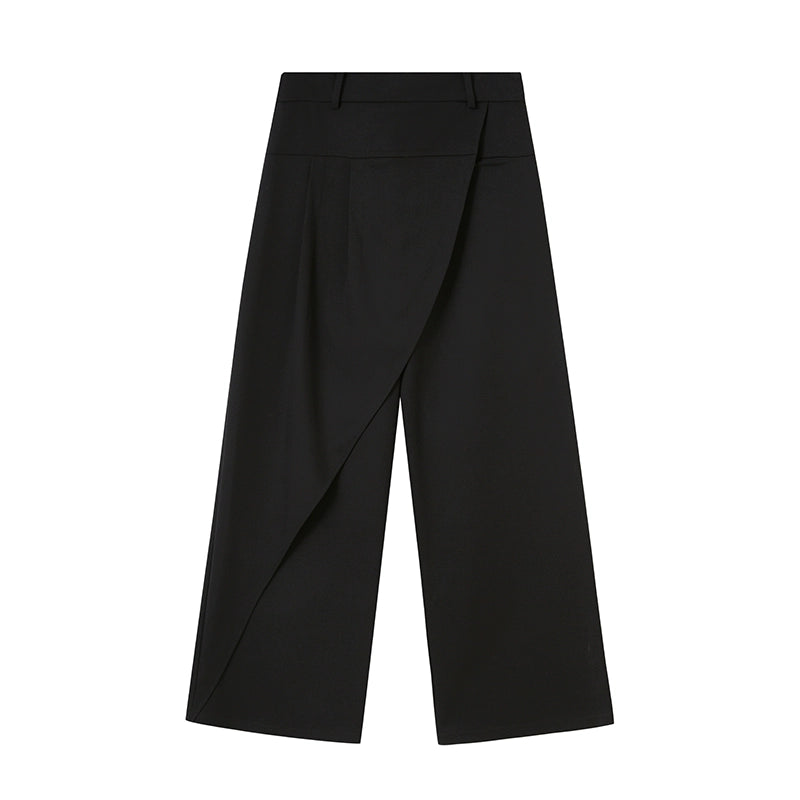 Loose Straight Wide-Leg Pants