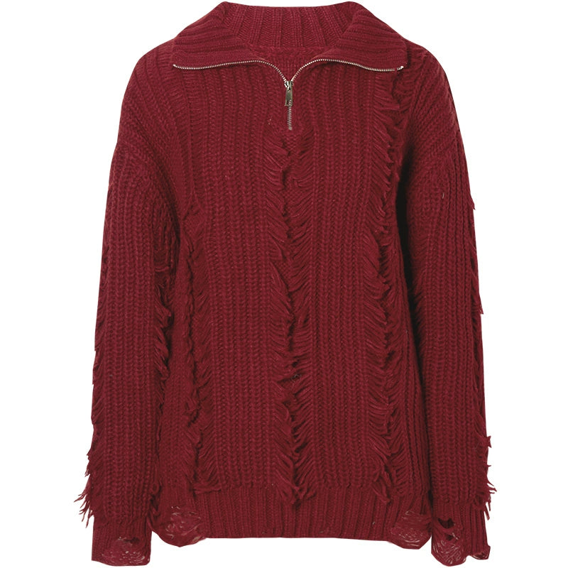 Soft Waxy Knit Sweater