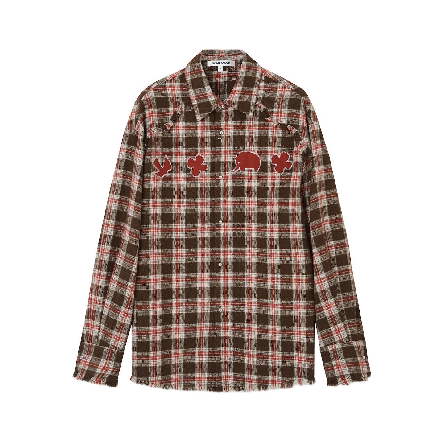 Plaid Collar Sweater Set-Up