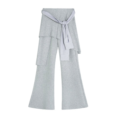 Shoulder Bootcut Pants Set-Up