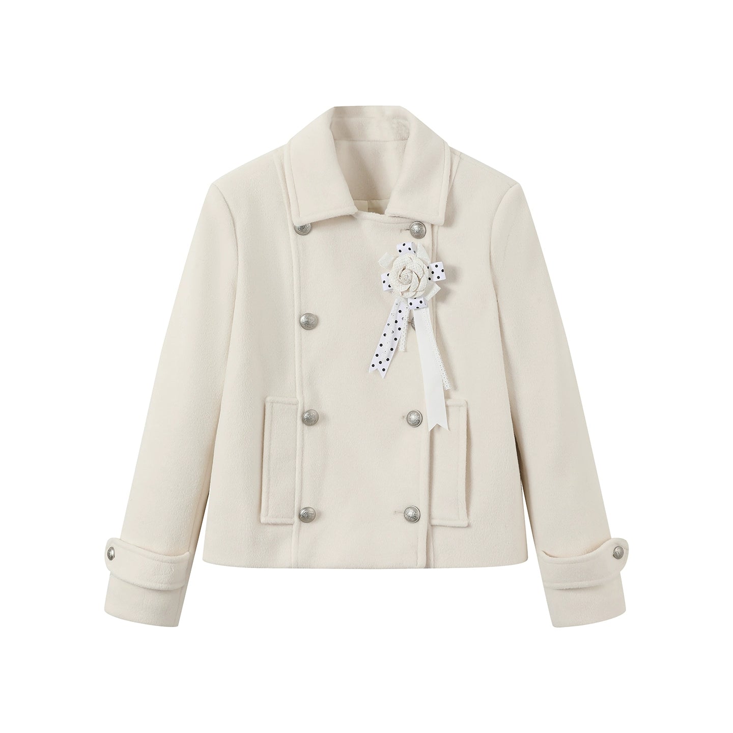 Flight Diary Woolen Jacket & Skirt Set-Up