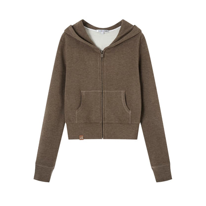 Cloud-Velvet Hooded Sweatshirt Set