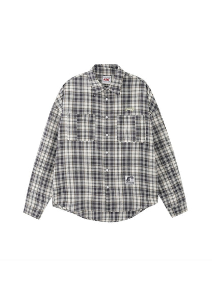 Couple Hip Hop Graffiti Plaid Set-Up