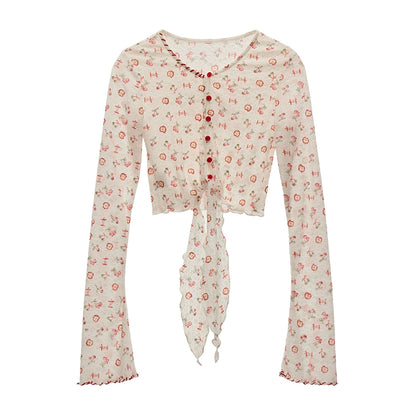 Summer Lace-Up Sleeve Tee