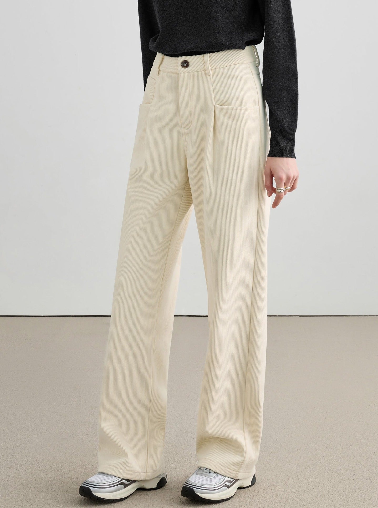 Loose Straight Wide-leg Pants