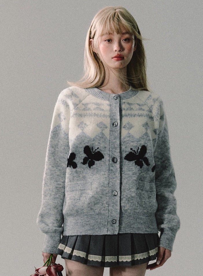 Wool crew neck sweater