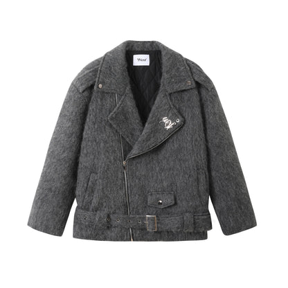 Knitted Vest And Coat Set-Up