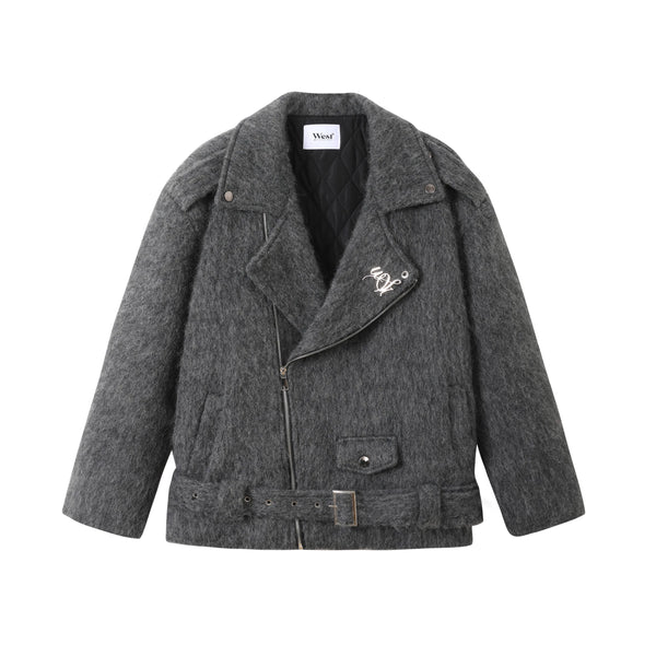 Knitted Vest And Coat Set-Up