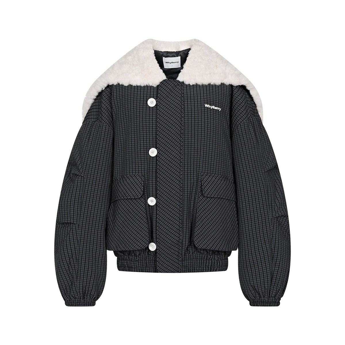 Veste en duvet matelassée élégante 