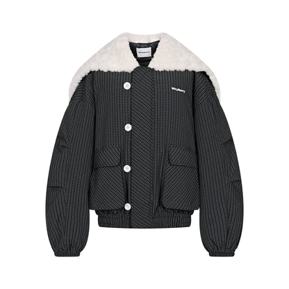 Veste en duvet matelassée élégante 