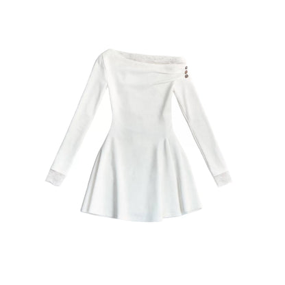 Moonlight Lace Off-Shoulder Dress