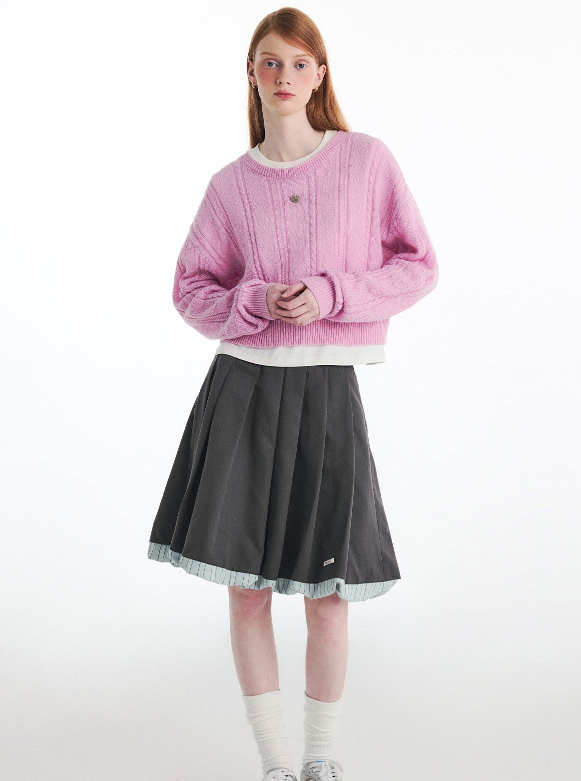 Cotton Puffs Girly Style Sweater