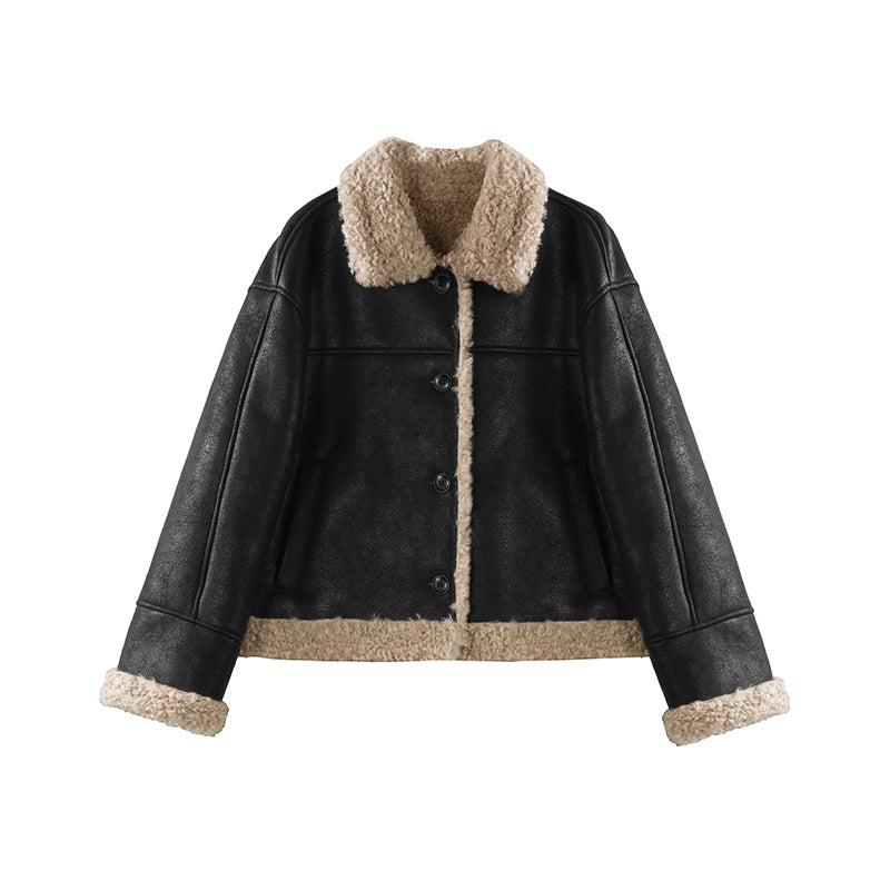 Winter Fur Mid-Length Jacket