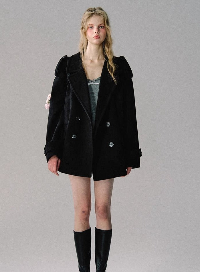 black wool jacket