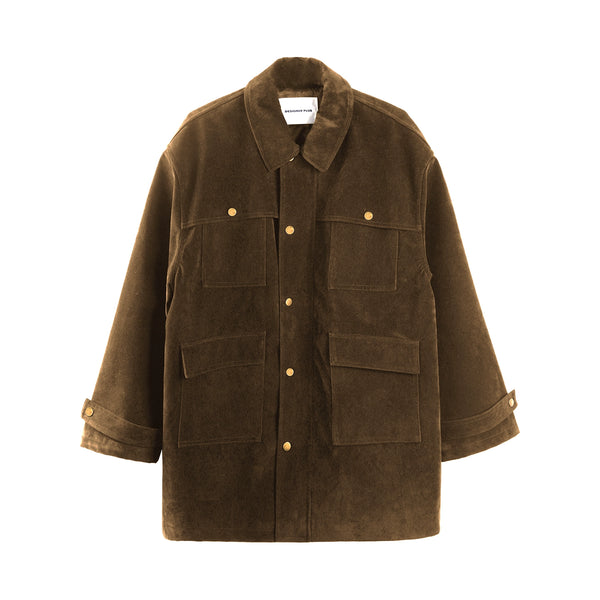 Retro Slimming Suede Jacket