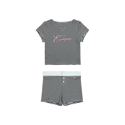 Striped Cropped Belly Set-Up