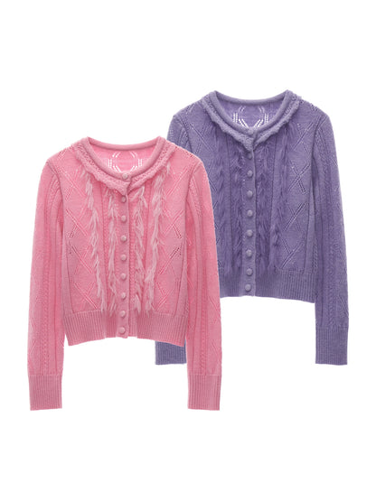 Gentle Knitted Cardigan Set-Up