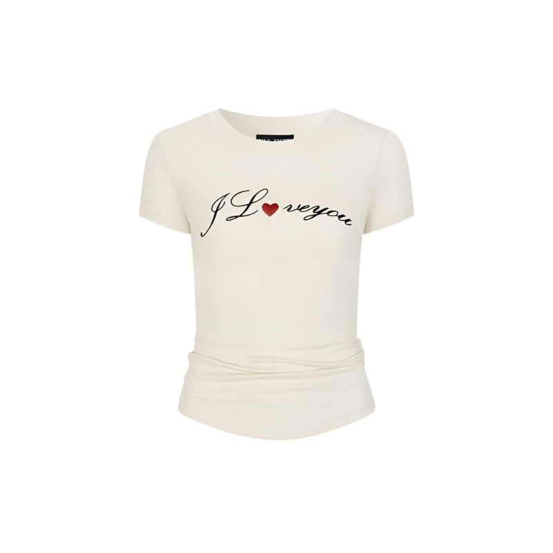 Valentine's Alphabet Slim T-Shirt