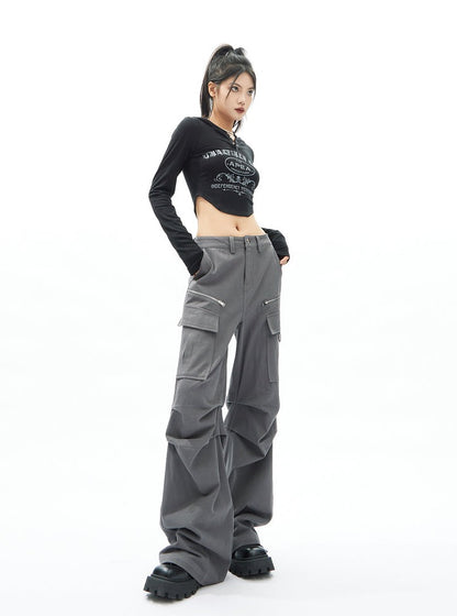 American Relaxed Wide Leg Hip Hop Pants