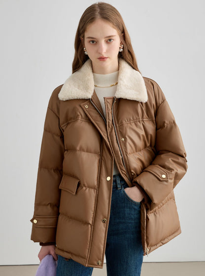 Lapel Thickened Warm Bread Jacket