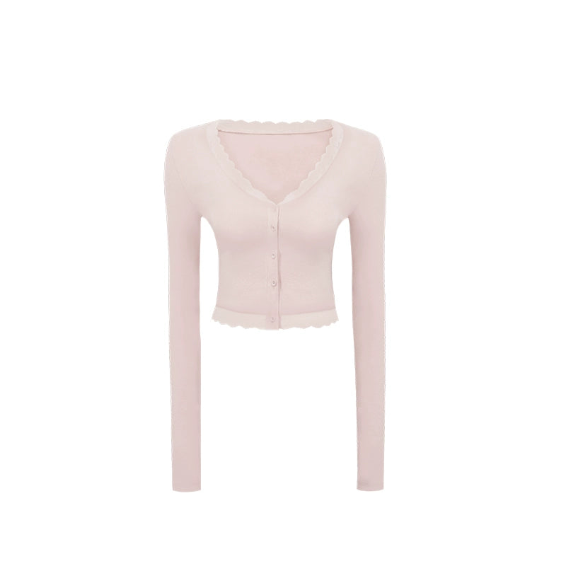 Slim Fit Lace High Waist Skirt Set-Up