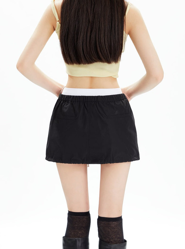 Short Skirt With Leggings Two Piece Set