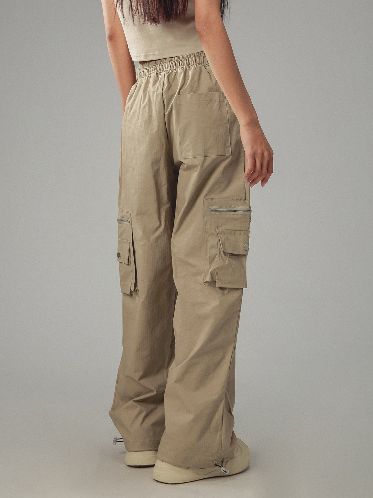 Unisex Straight-Leg Casual Cargo Pants