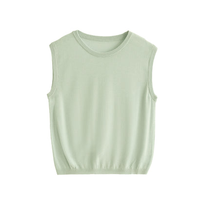 Linen Knitted Cardigan Set