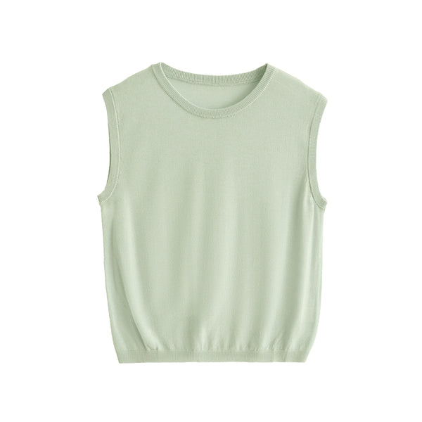 Linen Knitted Cardigan Set