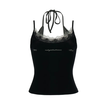 Embroidered Faux Three-Piece Camisole