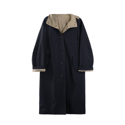 Relaxed Silhouette Cinched Waist Parka Coat