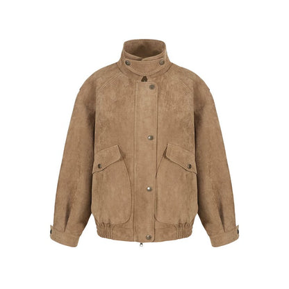 Retro Suede Quilted Jacket