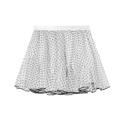 Velvet Polka Dot Skirt Set-Up