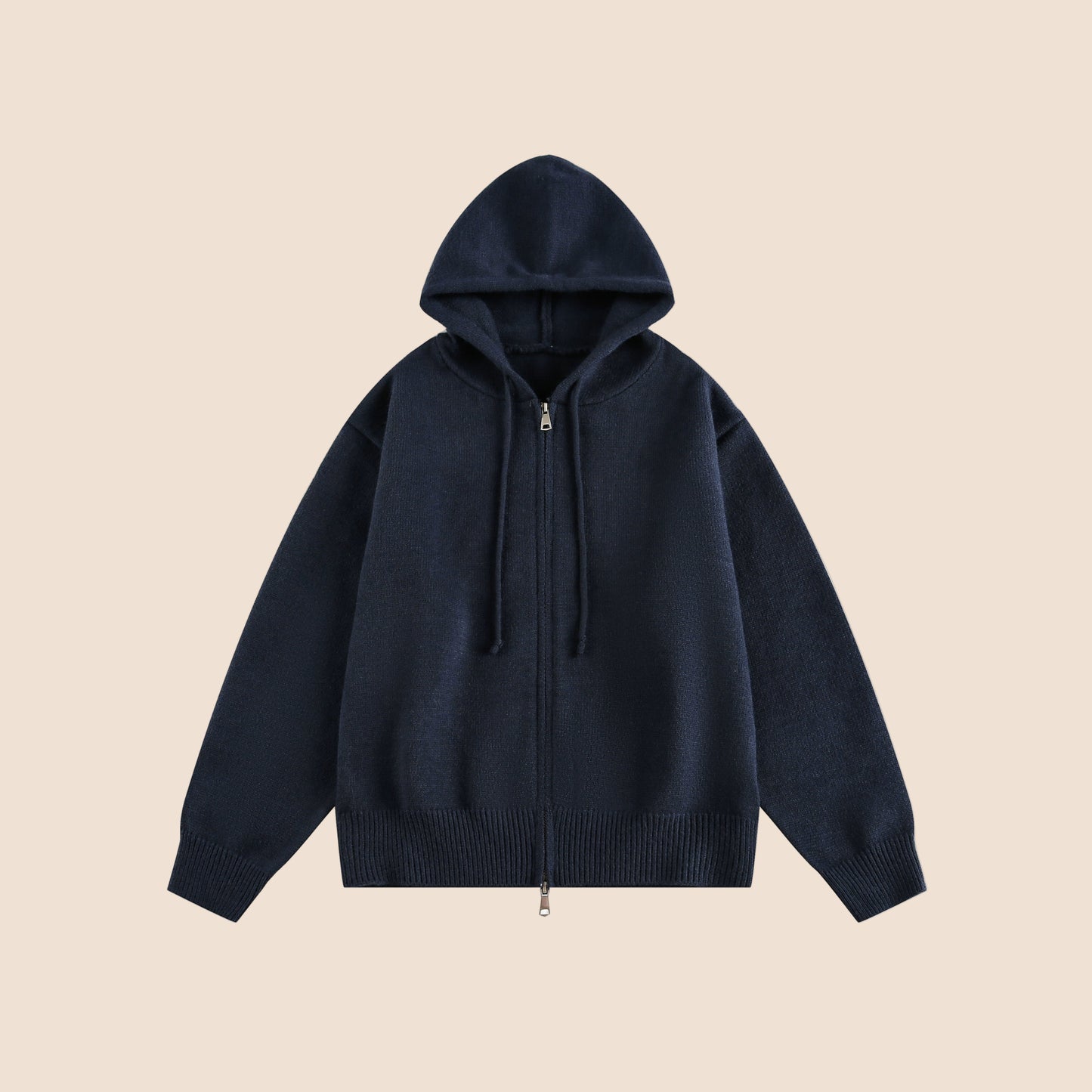 Fall Knit Hooded Cardigan