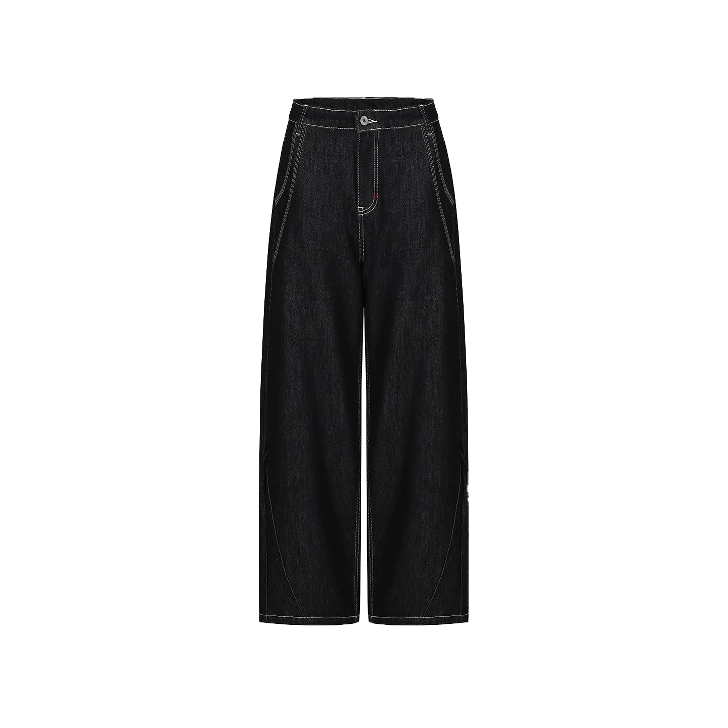 Retro Red Knot Denim Pants