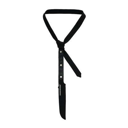 Knife Handle Leather Casual Tie